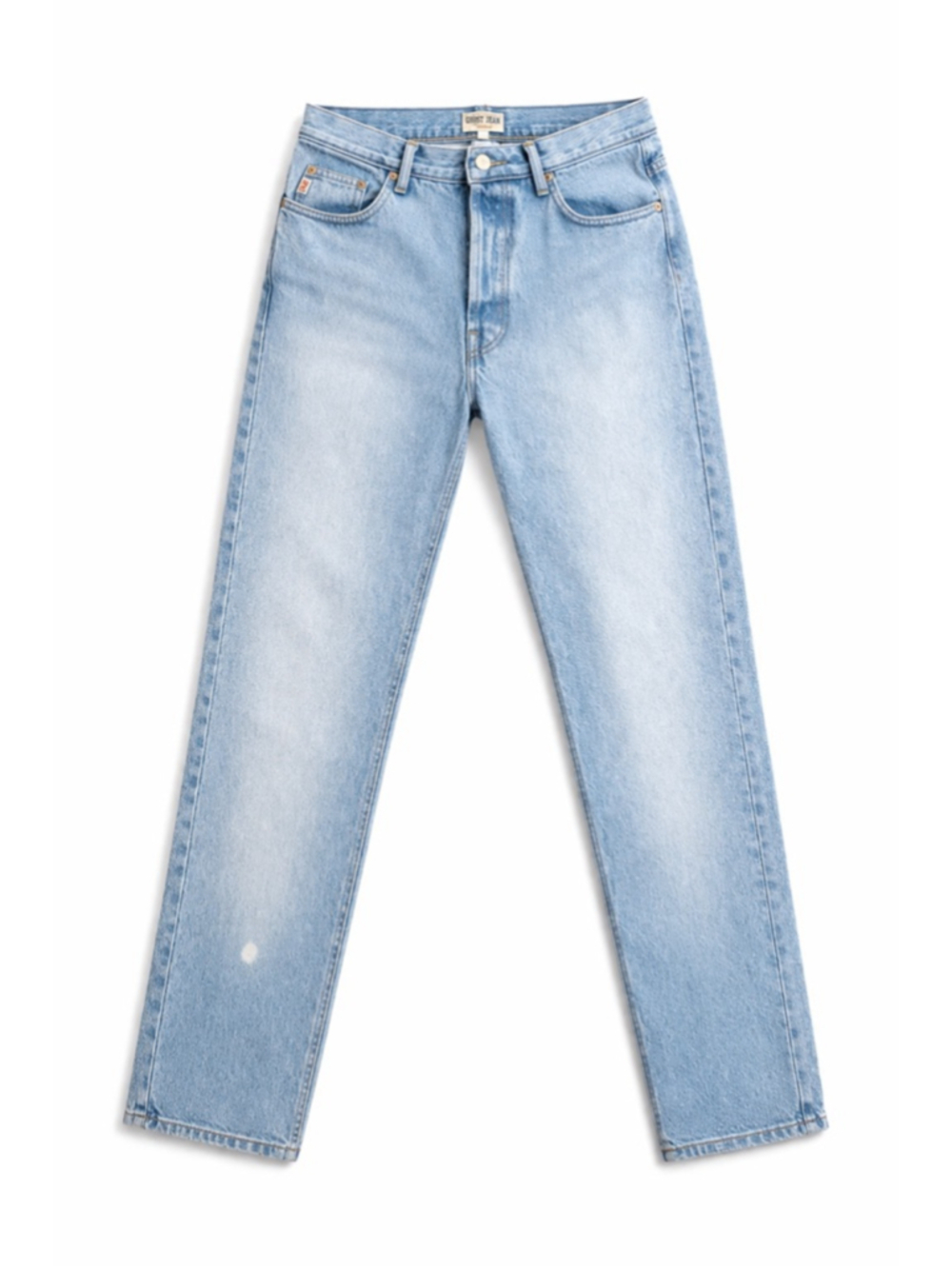 Vintage Guess Jeans USA Made 90s High Rise Straight Leg Light Wash Distressed 30